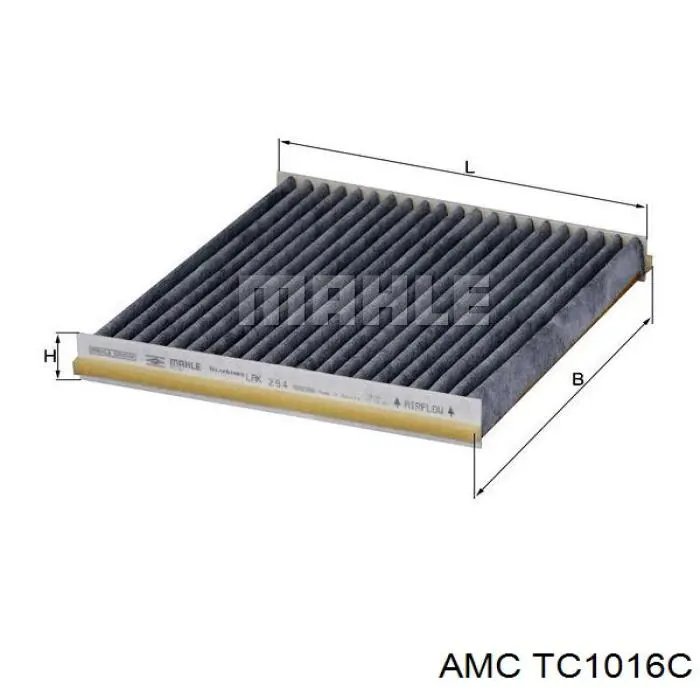 TC1016C AMC фильтр салона