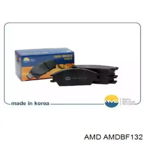 Колодки тормозные передние дисковые AMD AMDBF132