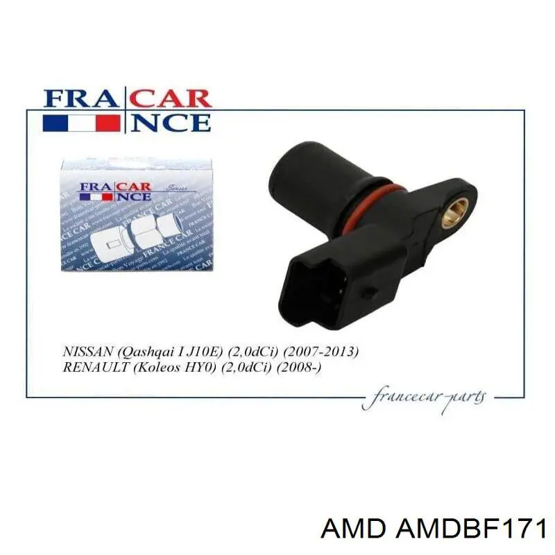 Колодки тормозные передние дисковые AMD AMDBF171