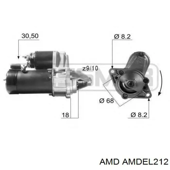 AMDEL212 AMD стартер