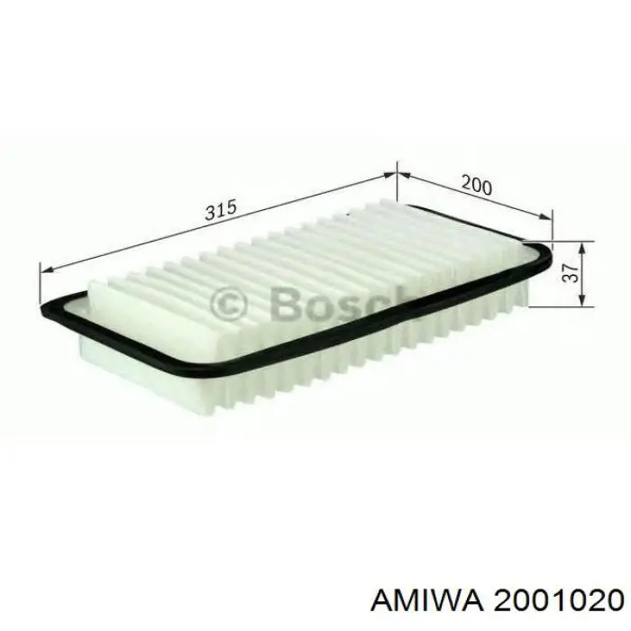 2001020 Amiwa воздушный фильтр