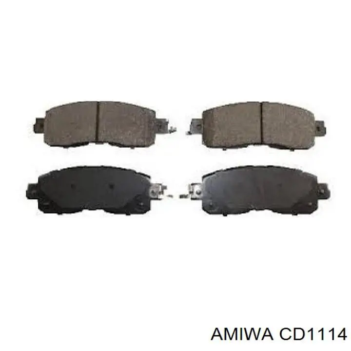 Передние тормозные колодки CD1114 Amiwa