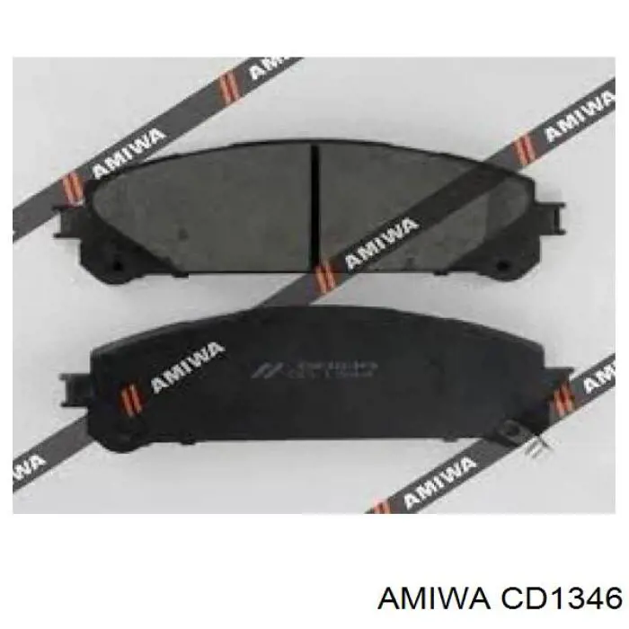 CD1346 Amiwa колодки тормозные передние дисковые