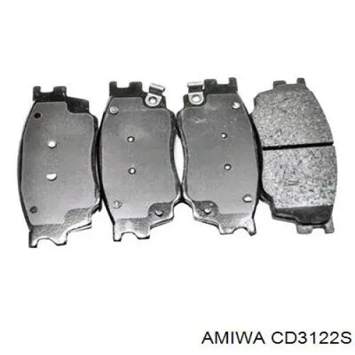 CD3122S Amiwa колодки тормозные передние дисковые