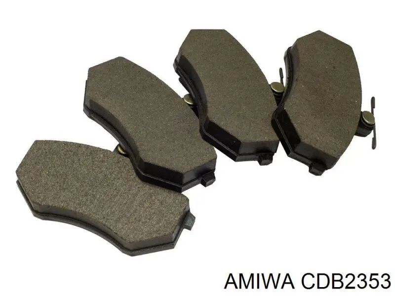 CDB2353 Amiwa колодки тормозные передние дисковые