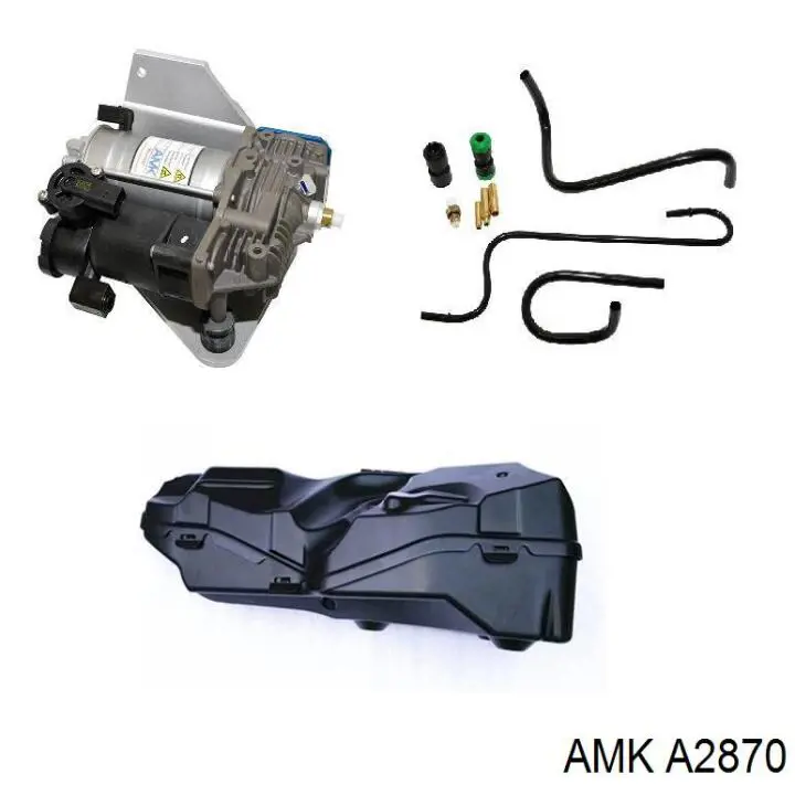 Купить A2870 AMK Компрессор пневмоподкачки (амортизаторов)