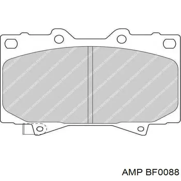 Передние тормозные колодки BF0088 AMP/Paradowscy