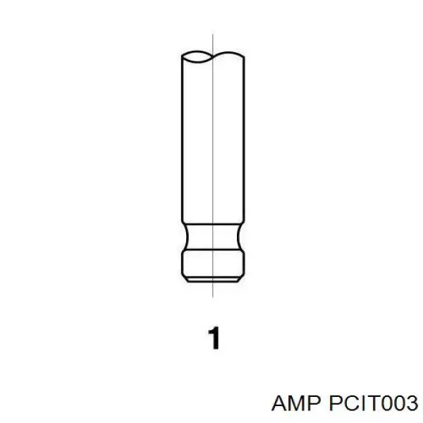 PCIT003 AMP/Paradowscy клапан впускной