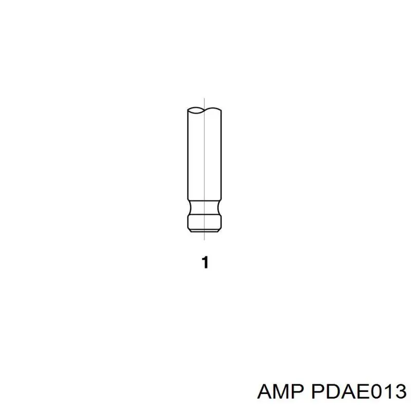 PDAE013 AMP/Paradowscy клапан впускной