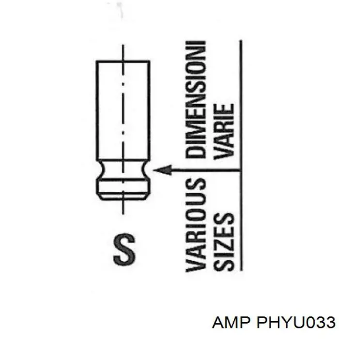 Выпускной клапан PHYU033 AMP/Paradowscy