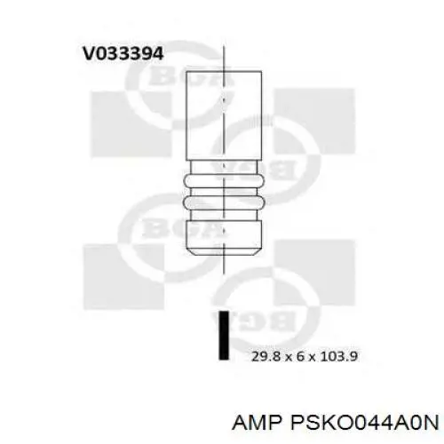 Выпускной клапан PSKO044A0N AMP/Paradowscy