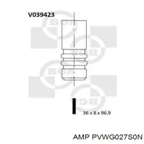 PVWG027-S-0-N AMP/Paradowscy клапан впускной