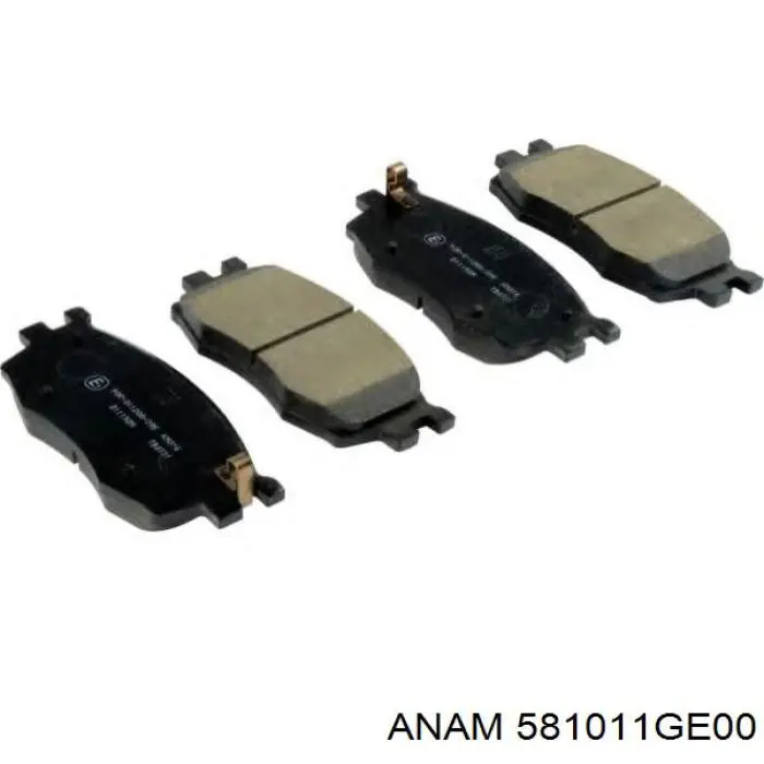 Колодки Anam 581011GE00 цена, от 14.79 USD
