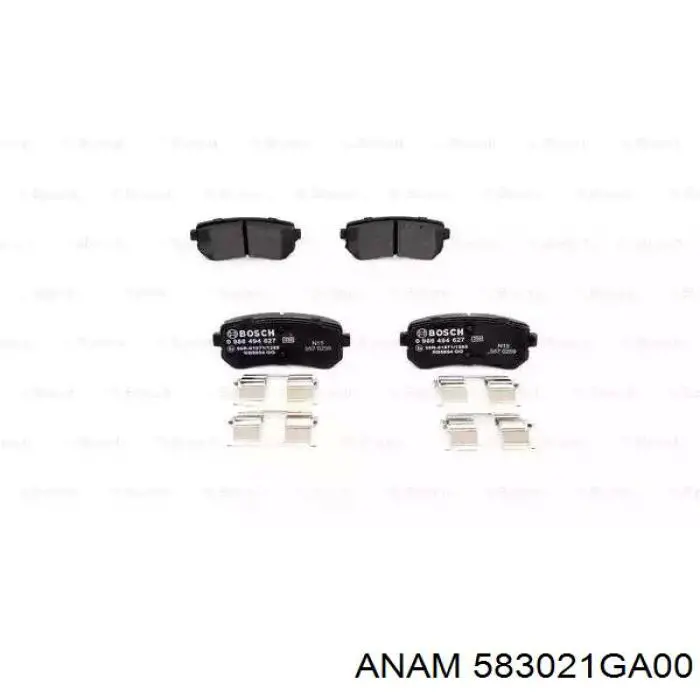 583021GA00 Anam Колодки тормозные дисковые комплект