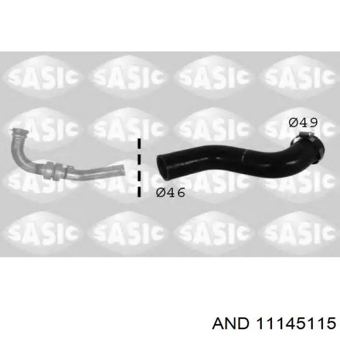 Tubo flexible de aire de sobrealimentación superior 11145115 AND