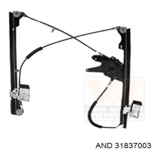 Механизм стеклоподъемника водительской двери AND 31837003 цена, от 25.20 USD