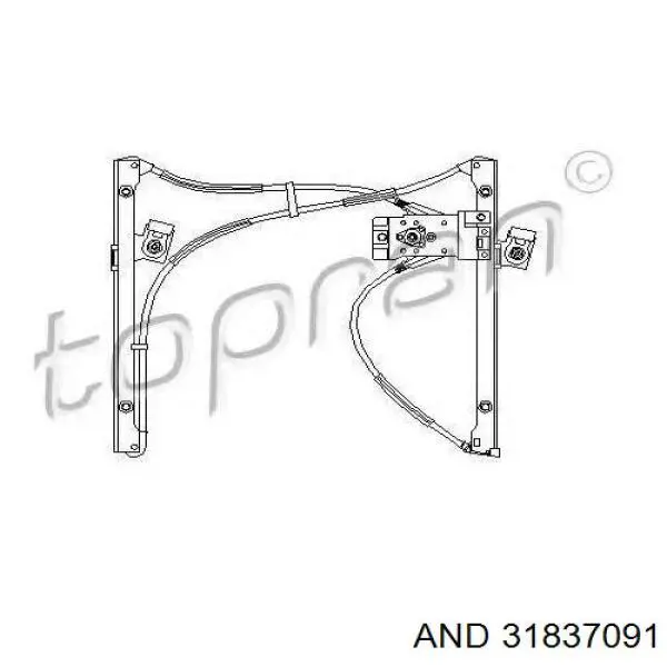 Механизм стеклоподъемника двери передней левой 31837091 AND