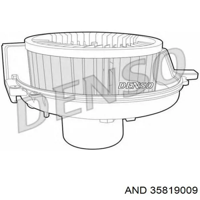 Motor eléctrico, ventilador habitáculo 35819009 AND