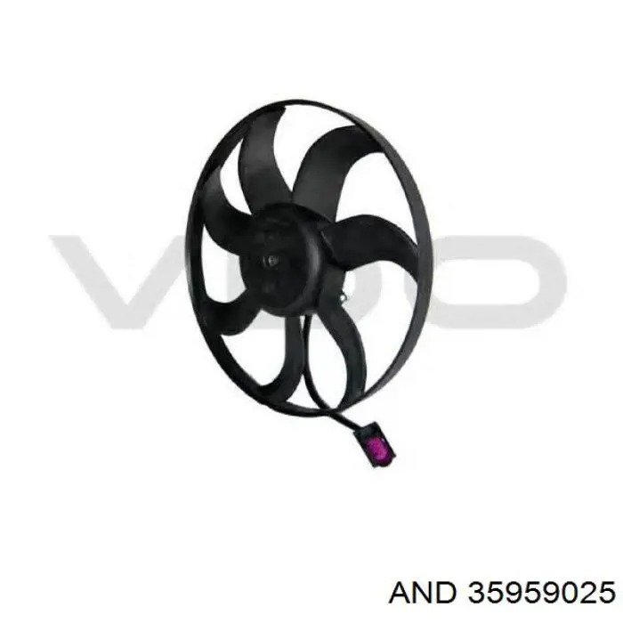 35959025 AND ventilador elétrico de aparelho de ar condicionado montado (motor + roda de aletas)