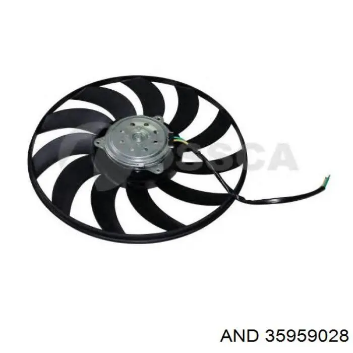 35959028 AND вентилятор (крыльчатка радиатора охлаждения левый)