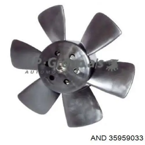 Ventilador (rodete +motor) refrigeración del motor con electromotor completo 35959033 AND