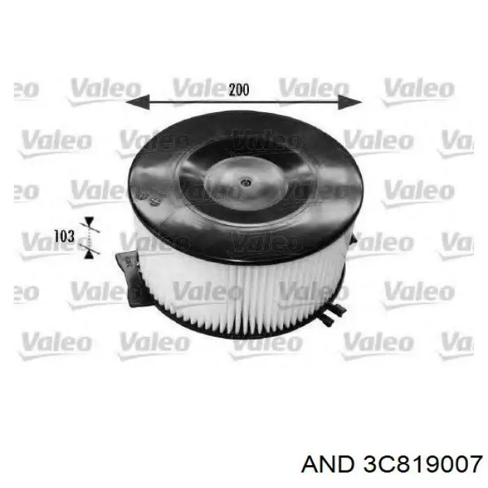 Фильтр воздушный отопителя AND 3C819007 цена, от 8.57 USD