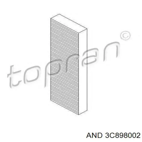 Фильтр салона 3C898002 AND