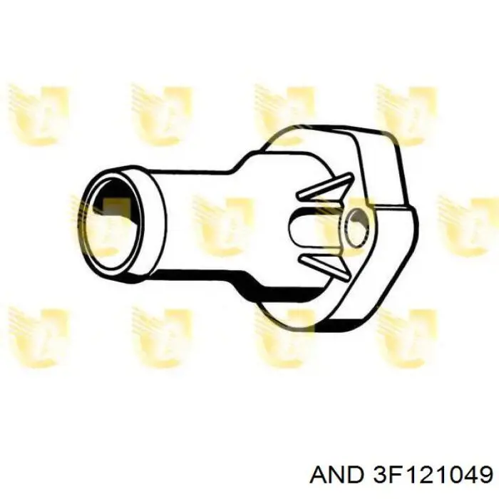 Фланец системы охлаждения AND 3F121049 цена, от 1.30 USD