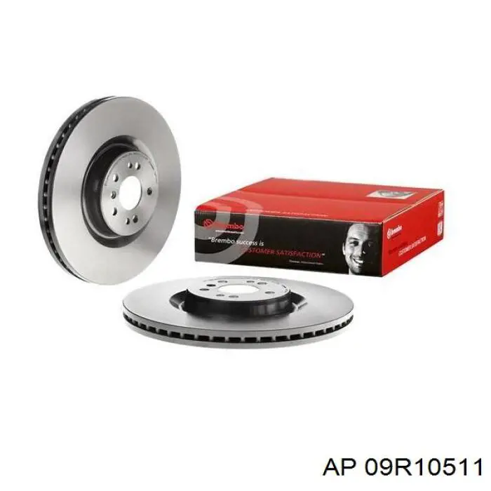 09.R105.11 AP диск тормозной передний