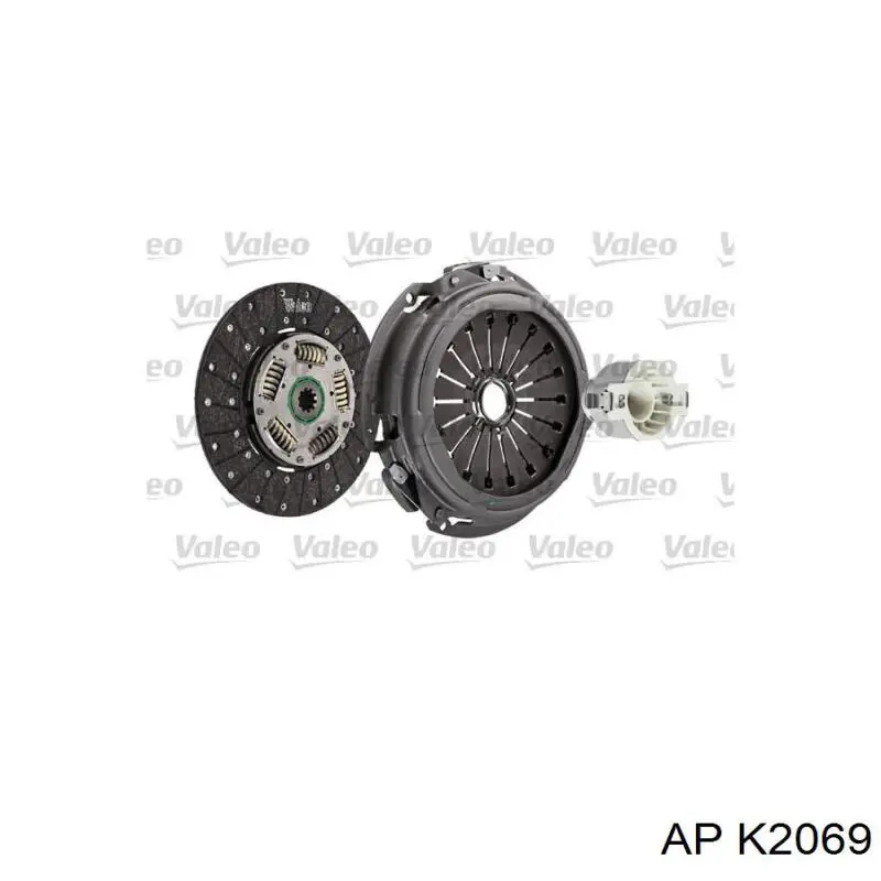 Комплект сцепления (3 части) AP Clutch K2069 цена, от 325.57 USD