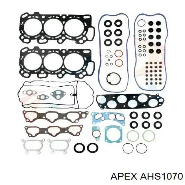 AHS1070 Apex Комплект прокладок двигателя верхний
