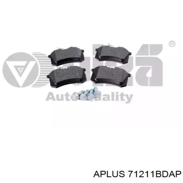 Купить 71211BDAP Aplus Колодки тормозные задние, дисковые