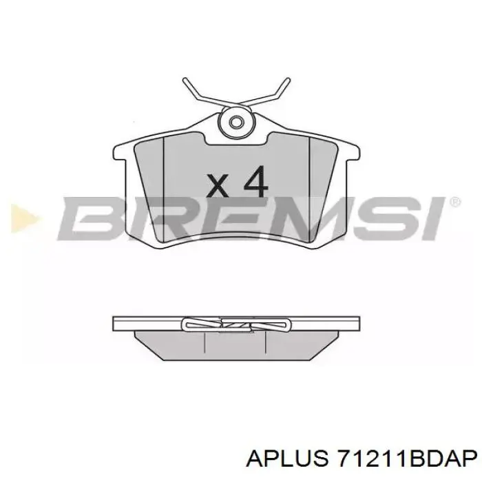 Задние тормозные колодки 71211BDAP Aplus