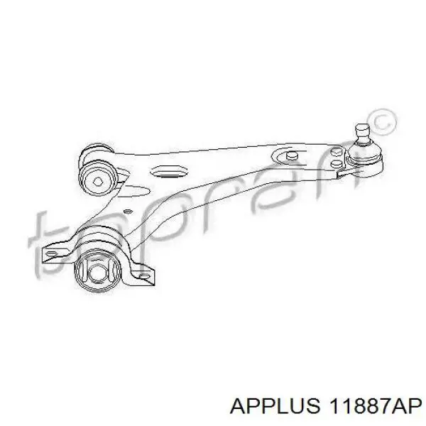 Купить 11887AP Aplus Нижний правый рычаг передней подвески