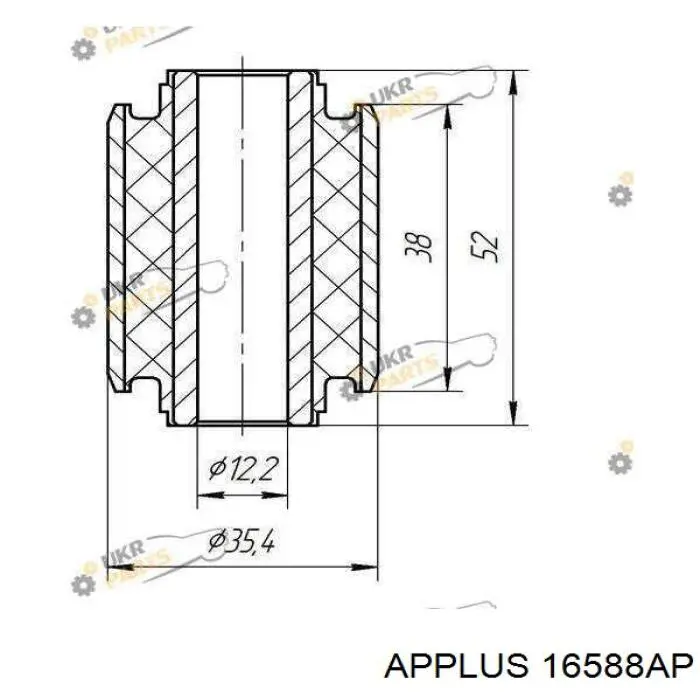 Рычаг задней подвески верхний левый и правый Aplus 16588AP цена, от 33.00 USD