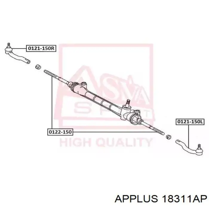 Рулевой наконечник Aplus 18311AP цена, от 13.27 USD
