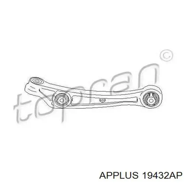 Левый рычаг передней нижней подвески Aplus 19432AP цена, от 50.49 USD