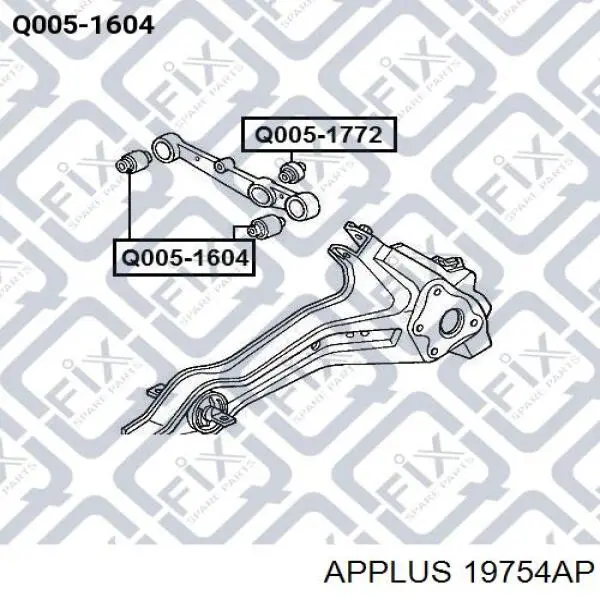 Резинка заднего стабилизатора Aplus 19754AP цена, от 2.06 USD