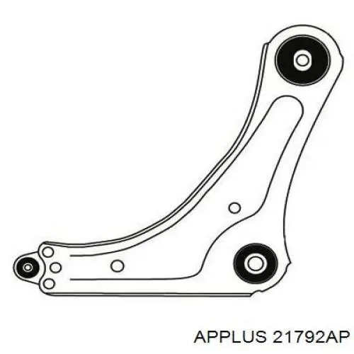 Silentblock de suspensión delantero inferior 21792AP Aplus
