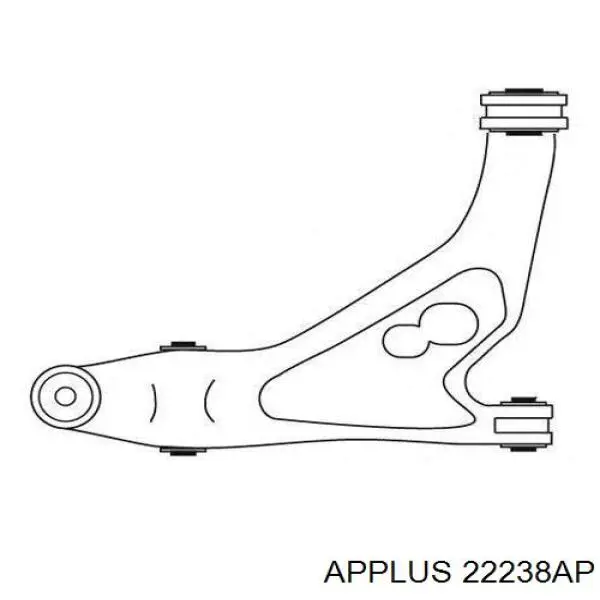 Правый рычаг передней нижней подвески Aplus 22238AP цена, от 189.61 USD