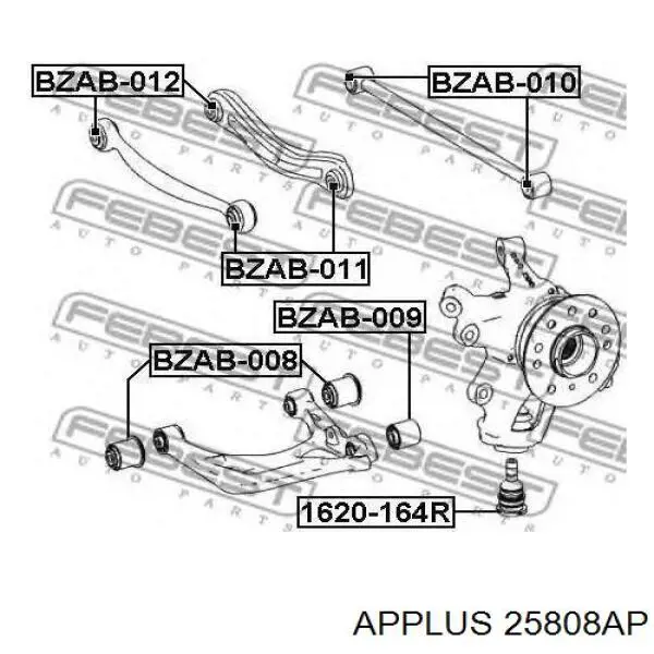 Купить 25808AP Aplus Сайлентблок тяги поперечной (задней подвески)