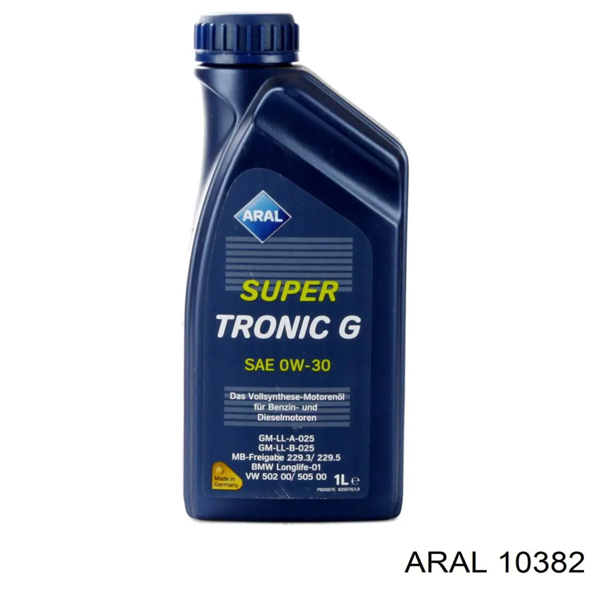 Моторное масло Aral SuperTronic G 0W-30 Синтетическое 1л (10382)