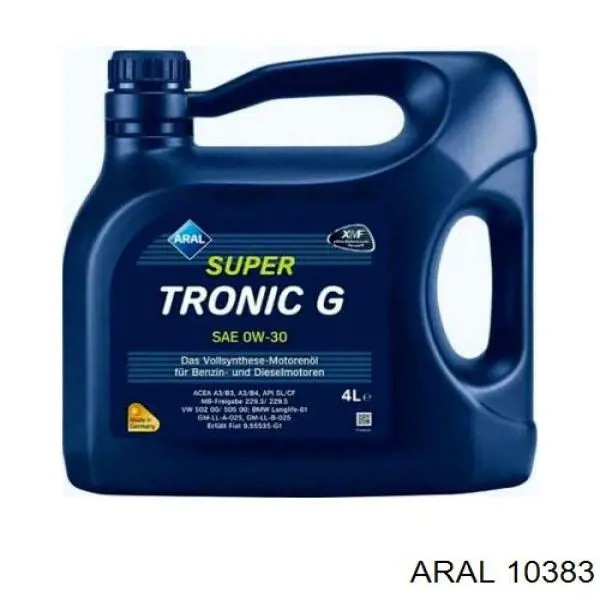 Моторное масло Aral SuperTronic G 0W-30 Синтетическое 4л (10383)