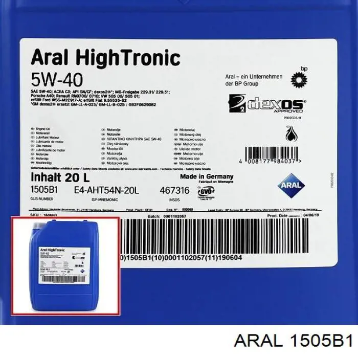 1505B1 Aral