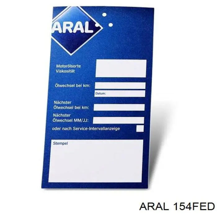 Моторное масло 154FED Aral