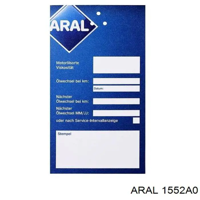 1552A0 Aral Масло двигателя
