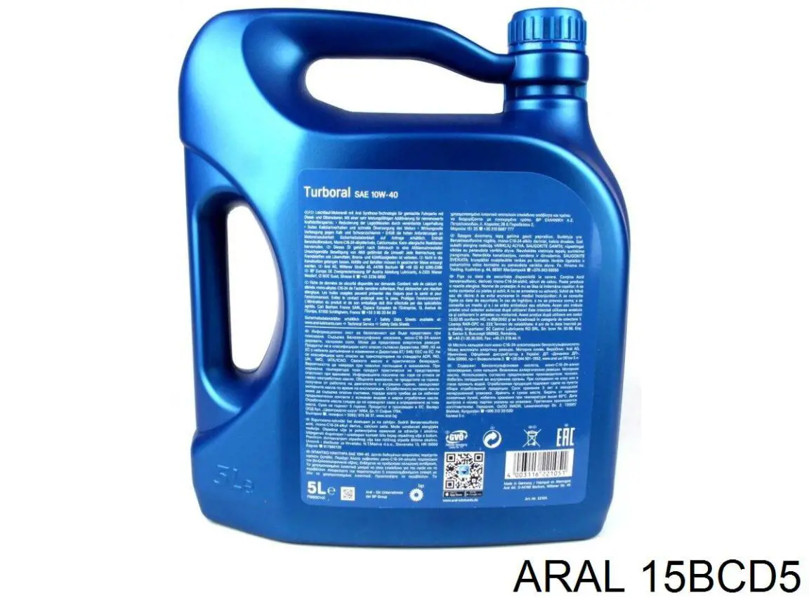 15BCD5 Aral Масло двигателя