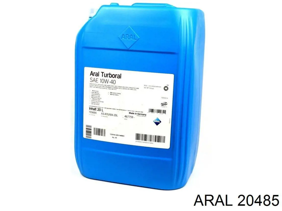 Моторное масло Aral (20485)