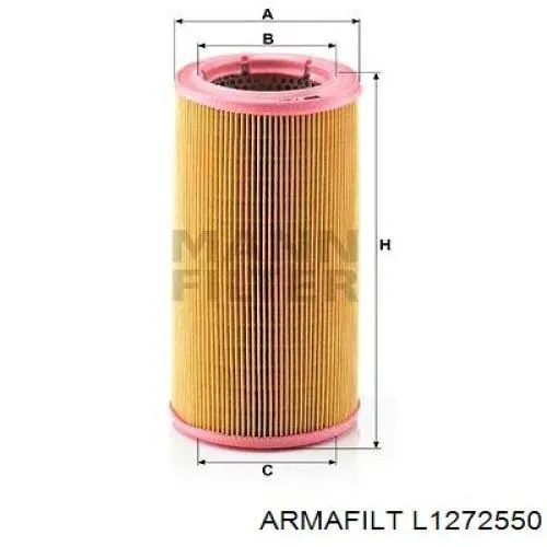 L1272550 Armafilt воздушный фильтр