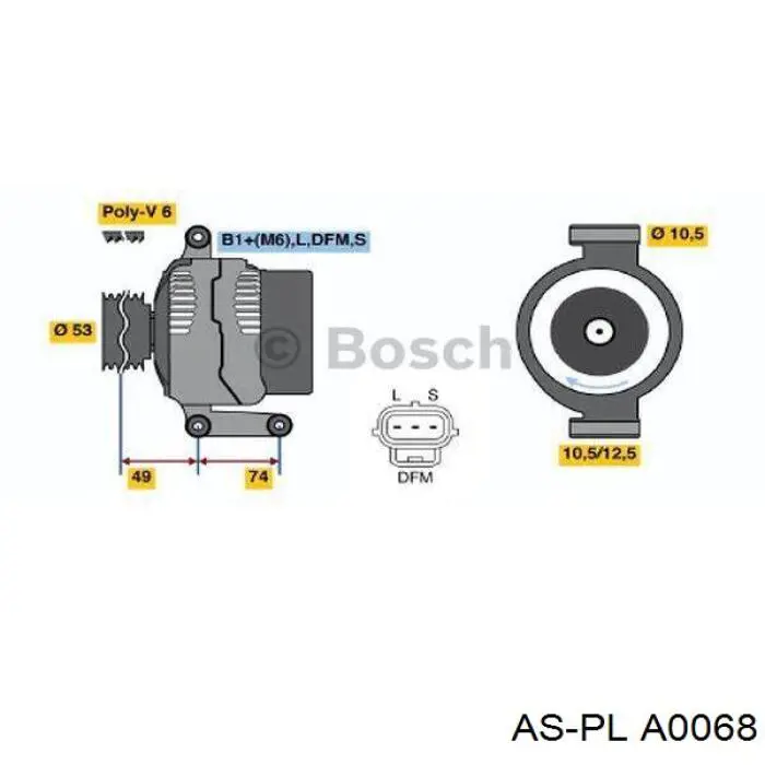 Генератор A0068 As-pl
